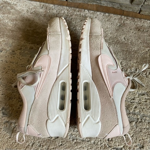 Nike Air Max 90 Futura Summit White Light Soft Pink Sneakers Suede Leather: 9.5 - Picture 7 of 11